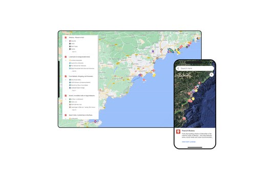 🏖️ French Riviera: Map 🇫🇷