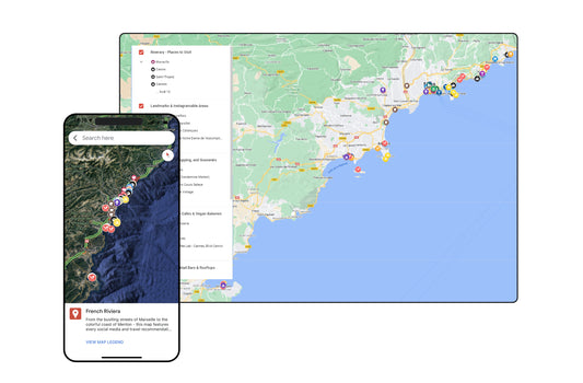 🏖️ French Riviera: Map 🇫🇷