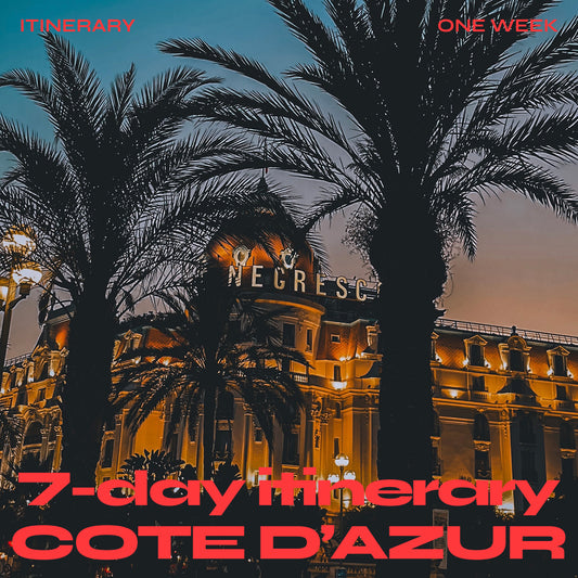 🏖️ Côte d'Azur: 7-Day Itinerary 🇫🇷
